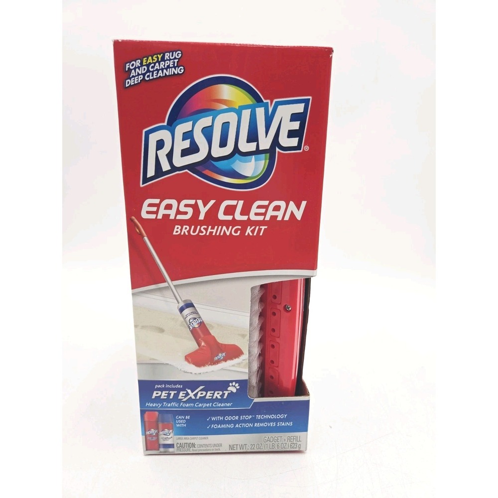 NEW Resolve Easy Clean Pet Expert Brushing Kit Heavy Traffic Carpet Cleaning - Picture 3 of 6